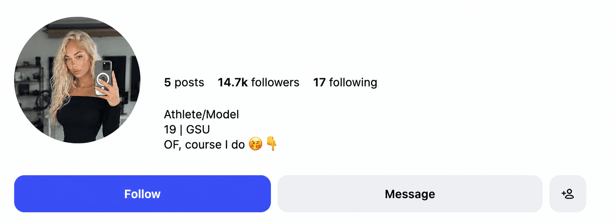 Anonymized AI creator portfolio reference